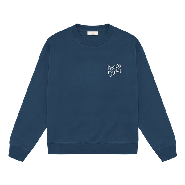 MOPQ Warped Crewneck ‘Navy’