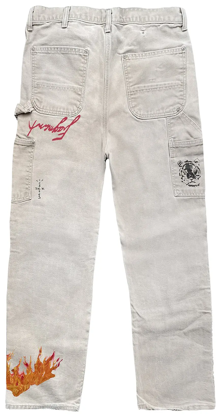 CJ x Fragment Painter Pants ‘White’