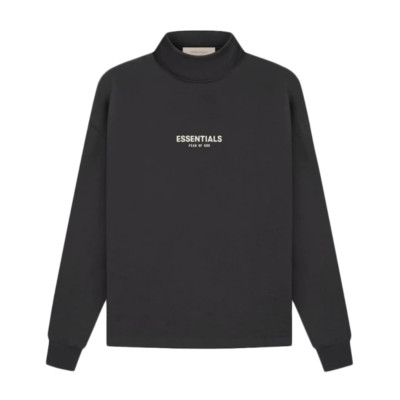 Essentials Relaxed Mockneck 'Iron'