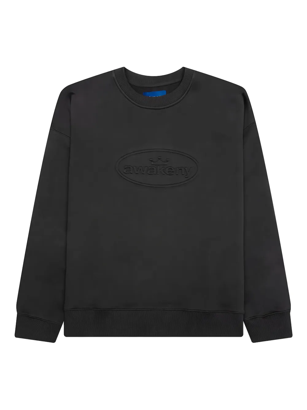 Embossed Logo Crewneck 'Black'