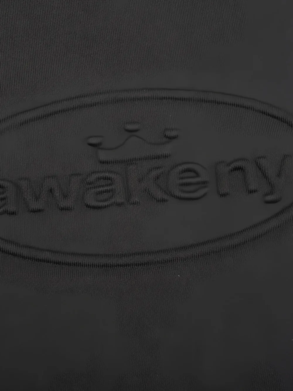 Embossed Logo Crewneck 'Black'