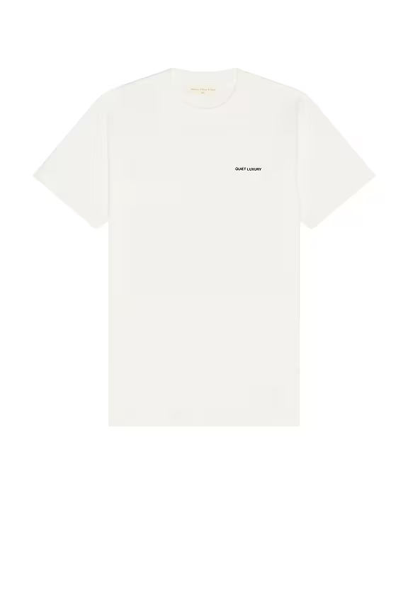 MOPQ Quiet Luxury T-Shirt 'White'