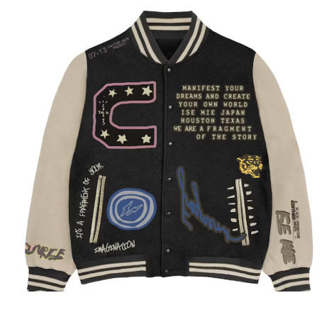 CJ x Fragment Manifest Letterman Jacket
