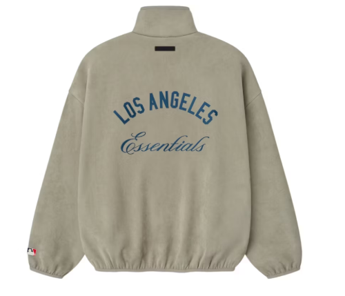 Dodgers Suede Fleece Modern Half Zip